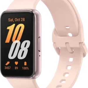 Samsung Galaxy Fit3 | AMOLED Display & Aluminium Body | Upto 13Day Battery | 5ATM & IP68  (Pink Strap, Free Size)